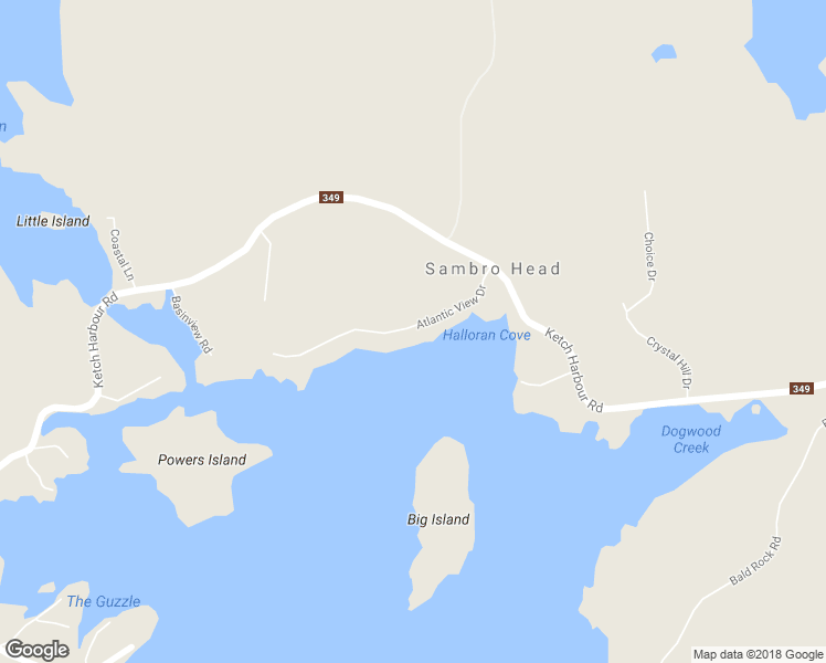 map of restaurants, bars, coffee shops, grocery stores, and more near 34 Atlantic View Drive in Sambro Head