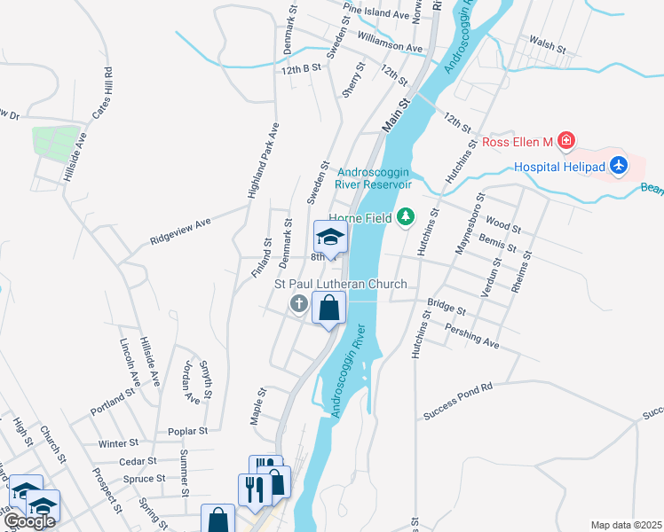 map of restaurants, bars, coffee shops, grocery stores, and more near 190 Norway Street in Berlin