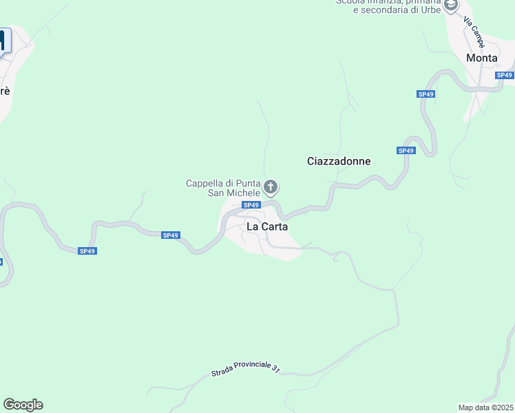 map of restaurants, bars, coffee shops, grocery stores, and more near 11 SP49 in La Carta