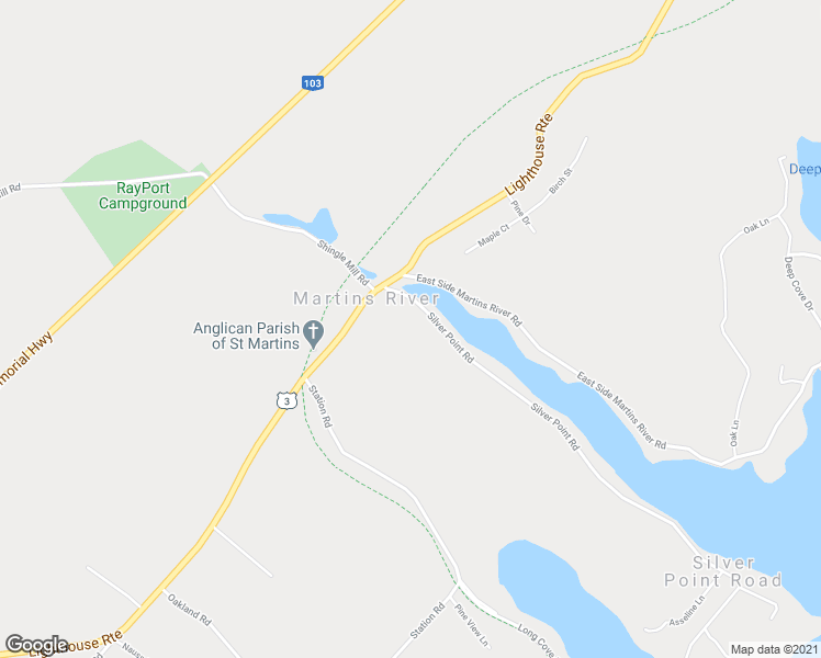 map of restaurants, bars, coffee shops, grocery stores, and more near 28 Silver Point Road in Mahone Bay
