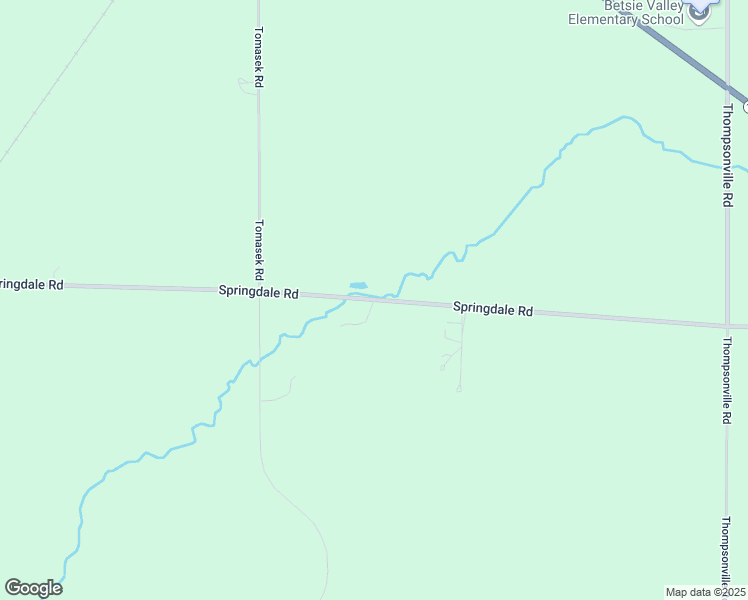 map of restaurants, bars, coffee shops, grocery stores, and more near 17242 Springdale Road in Thompsonville