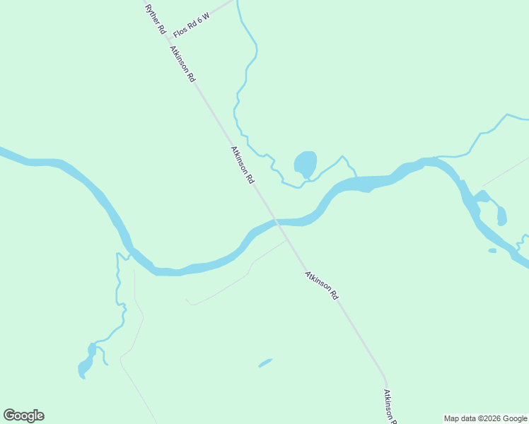 map of restaurants, bars, coffee shops, grocery stores, and more near 2192 Atkinson Road in Springwater