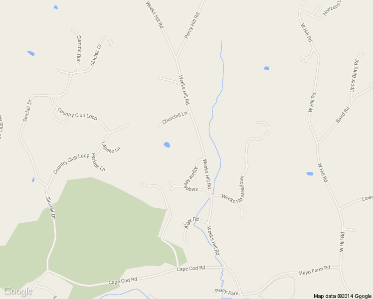 map of restaurants, bars, coffee shops, grocery stores, and more near 1001 Weeks Hill Rd in Stowe