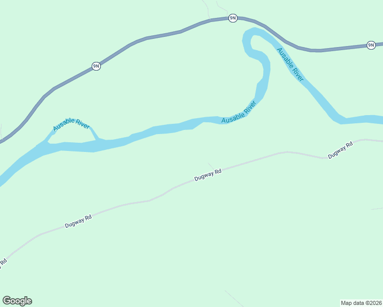 map of restaurants, bars, coffee shops, grocery stores, and more near 374 Dugway Road in Keeseville
