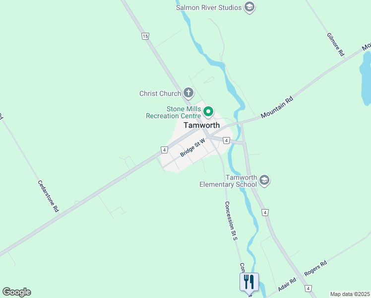 map of restaurants, bars, coffee shops, grocery stores, and more near 4 Neely Street in Tamworth