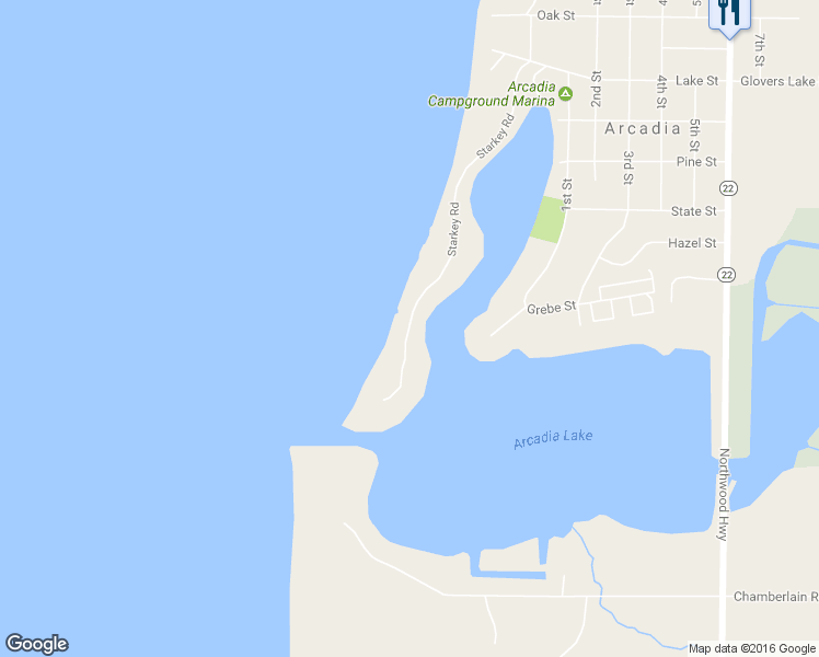 map of restaurants, bars, coffee shops, grocery stores, and more near 16806 Starkey Road in Arcadia