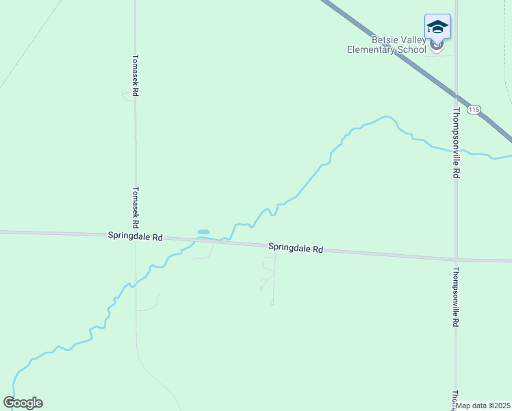 map of restaurants, bars, coffee shops, grocery stores, and more near 17242-17998 Springdale Road in Thompsonville