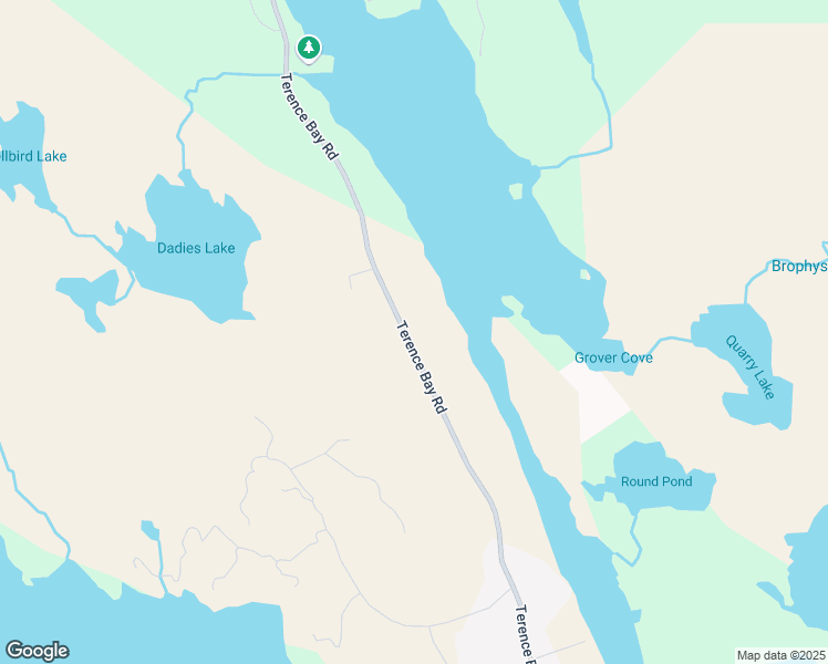 map of restaurants, bars, coffee shops, grocery stores, and more near 1220 Terence Bay Road in Terence Bay