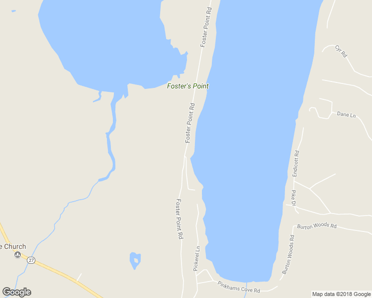 map of restaurants, bars, coffee shops, grocery stores, and more near Foster Point Road in Belgrade
