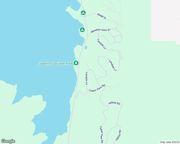map of restaurants, bars, coffee shops, grocery stores, and more near 433 Hartley Road in Cascade