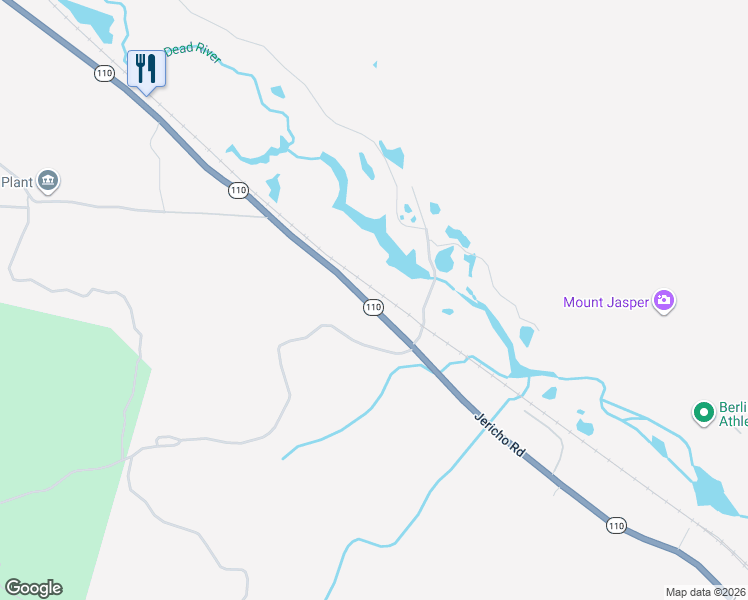 map of restaurants, bars, coffee shops, grocery stores, and more near 98 Jericho Road in Berlin