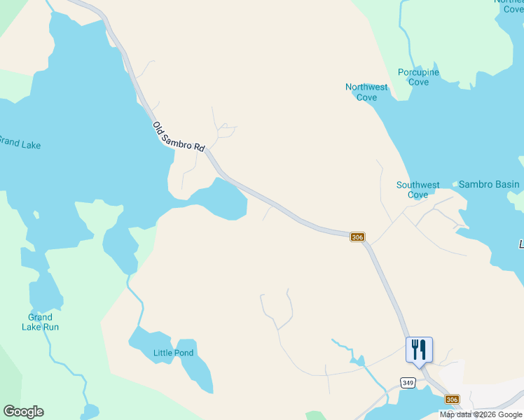 map of restaurants, bars, coffee shops, grocery stores, and more near 3345 Old Sambro Road in Williamswood