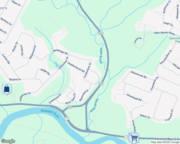 map of restaurants, bars, coffee shops, grocery stores, and more near 10 Timberlane Drive in Essex