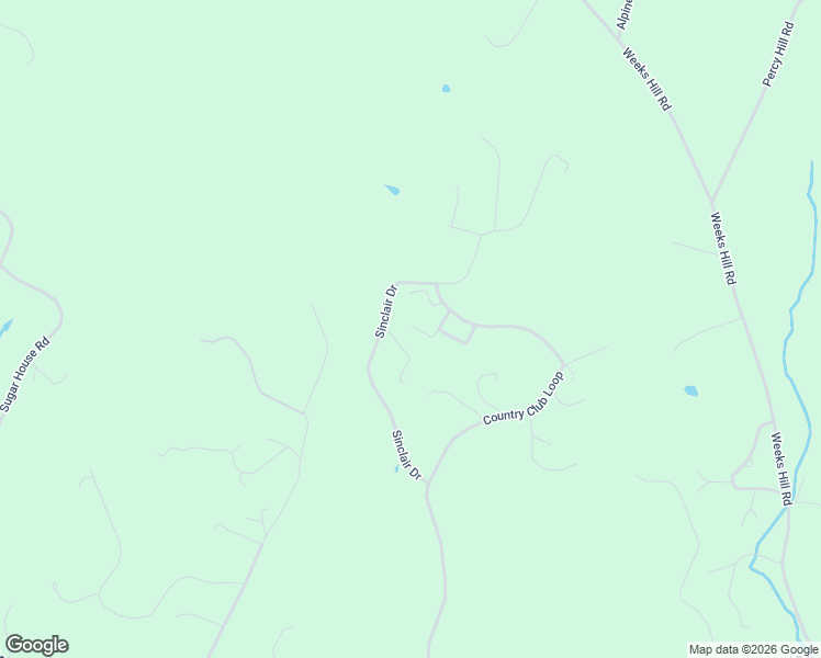 map of restaurants, bars, coffee shops, grocery stores, and more near 55 Country Club Loop in Stowe