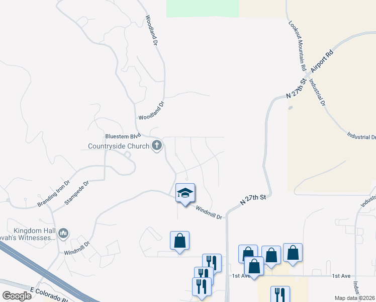 map of restaurants, bars, coffee shops, grocery stores, and more near in Spearfish