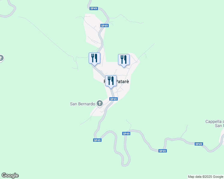 map of restaurants, bars, coffee shops, grocery stores, and more near 25 SP49 in Palo-pataré