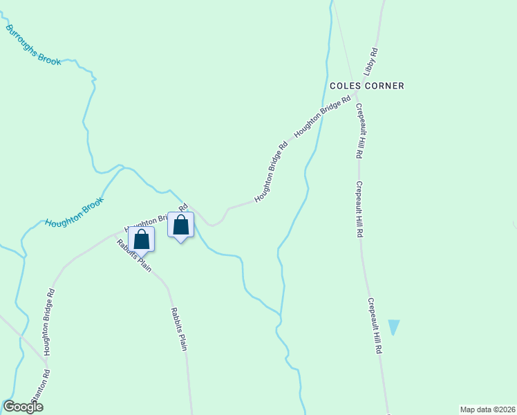 map of restaurants, bars, coffee shops, grocery stores, and more near 752 Houghton Bridge Road in Saint Johnsbury