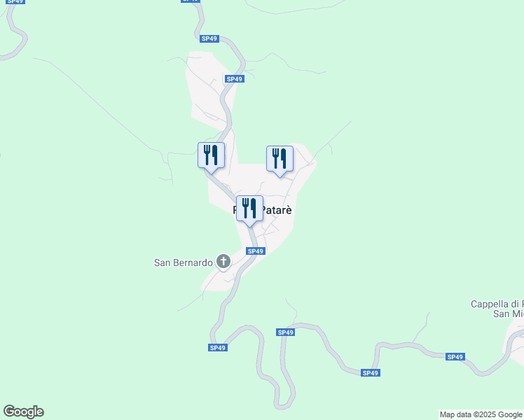 map of restaurants, bars, coffee shops, grocery stores, and more near 25 SP49 in Palo-pataré