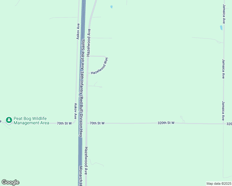 map of restaurants, bars, coffee shops, grocery stores, and more near 1330 67 Court West in Northfield