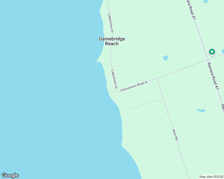map of restaurants, bars, coffee shops, grocery stores, and more near 1662 Lakeshore Drive in Ramara