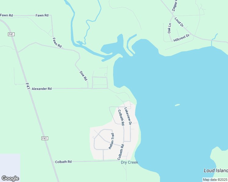 map of restaurants, bars, coffee shops, grocery stores, and more near 7201-7299 Shorewood Drive in Oscoda Township