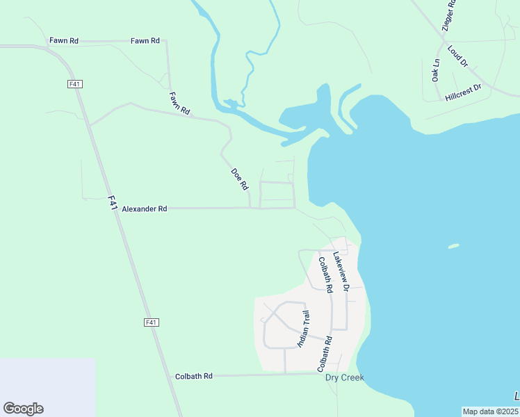 map of restaurants, bars, coffee shops, grocery stores, and more near 3226 Alexander Road in Oscoda