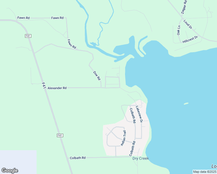 map of restaurants, bars, coffee shops, grocery stores, and more near 3226-3398 Alexander Road in Oscoda
