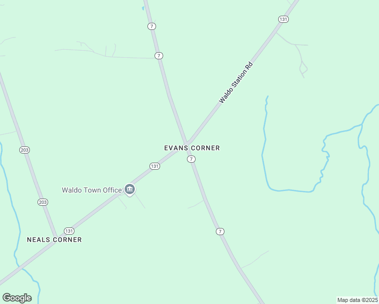 map of restaurants, bars, coffee shops, grocery stores, and more near Moosehead Trail in Waldo