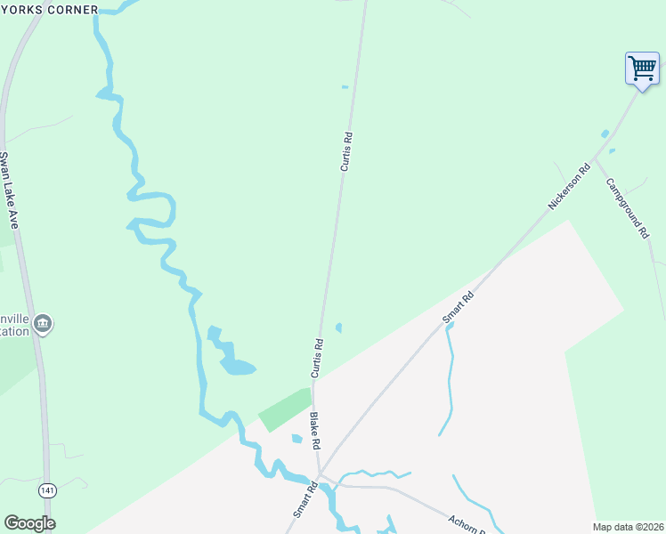 map of restaurants, bars, coffee shops, grocery stores, and more near 468 Curtis Road in Swanville