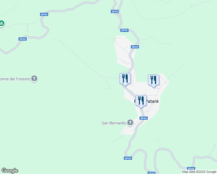 map of restaurants, bars, coffee shops, grocery stores, and more near 2 Località Patarè in Palo-pataré