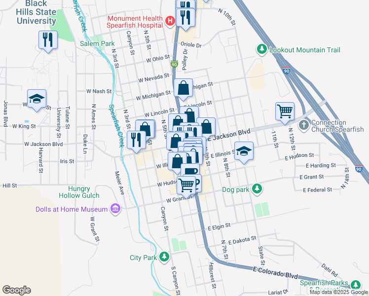 Spearfish SD Walk Score