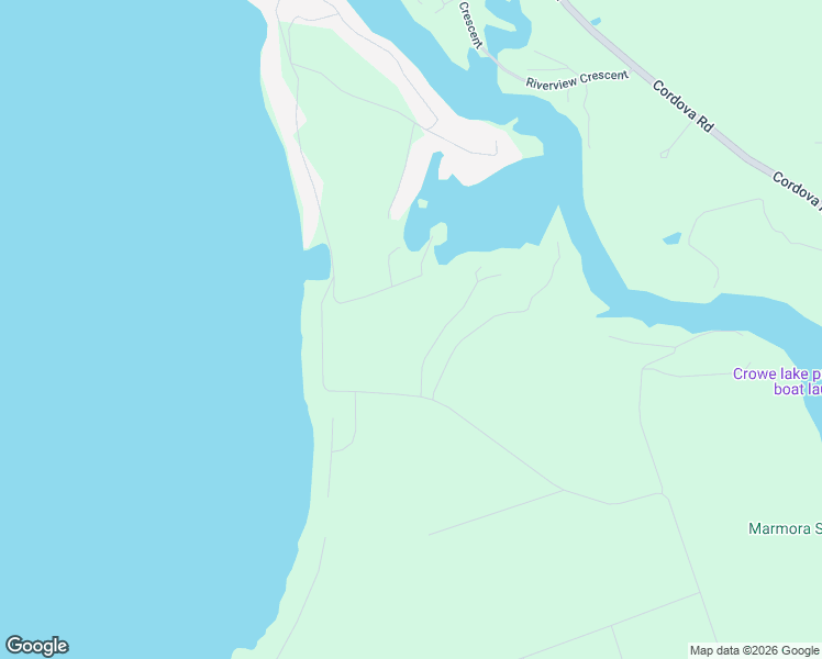 map of restaurants, bars, coffee shops, grocery stores, and more near 354 Marble Point Road in Marmora