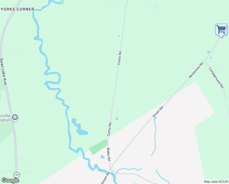 map of restaurants, bars, coffee shops, grocery stores, and more near 444 Curtis Road in Swanville