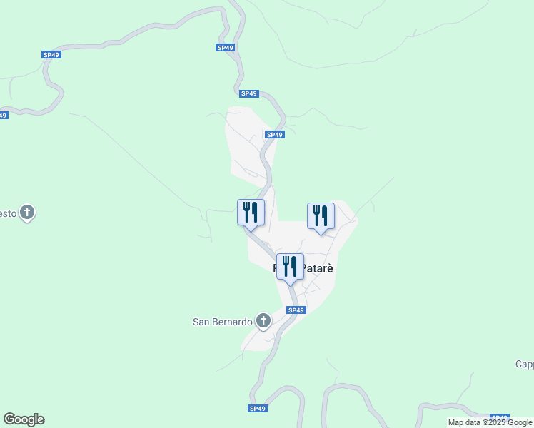 map of restaurants, bars, coffee shops, grocery stores, and more near 2 Località Nascesi in Palo-pataré