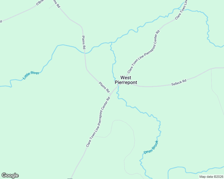 map of restaurants, bars, coffee shops, grocery stores, and more near Clare Town Line-Pierrepont Center Road in Hermon