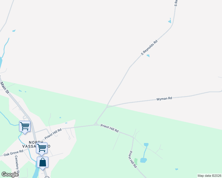 map of restaurants, bars, coffee shops, grocery stores, and more near 499 South Reynolds Road in Winslow