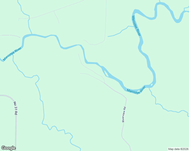 map of restaurants, bars, coffee shops, grocery stores, and more near 3681 Riverview Road in Manton