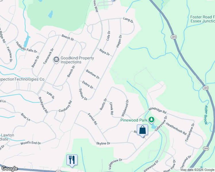 map of restaurants, bars, coffee shops, grocery stores, and more near 71 Sydney Drive in Essex