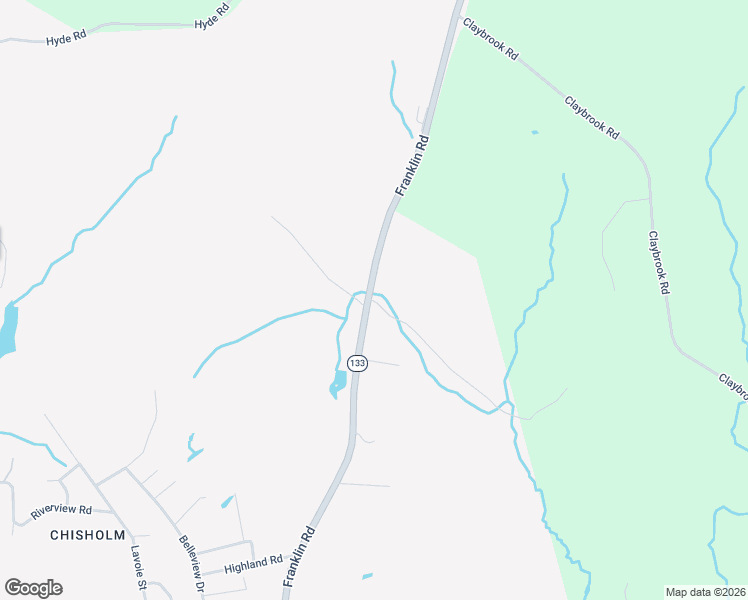 map of restaurants, bars, coffee shops, grocery stores, and more near 189 Franklin Road in Jay