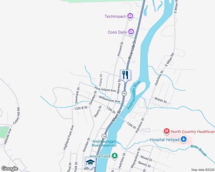 map of restaurants, bars, coffee shops, grocery stores, and more near 31 Hermanson Street in Berlin