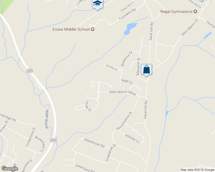 map of restaurants, bars, coffee shops, grocery stores, and more near 67 Partridge Drive in Essex