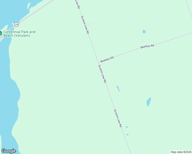 map of restaurants, bars, coffee shops, grocery stores, and more near 505 Scotch Line Road in Kawartha Lakes