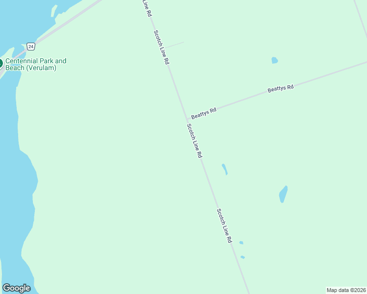 map of restaurants, bars, coffee shops, grocery stores, and more near 505 Scotch Line Road in Kawartha Lakes