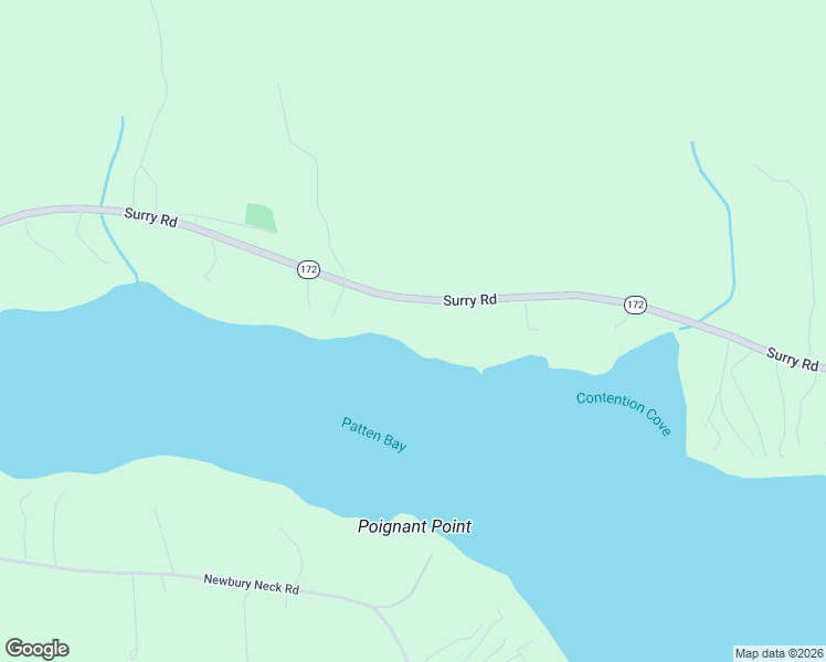 map of restaurants, bars, coffee shops, grocery stores, and more near 1022 Surry Road in Surry