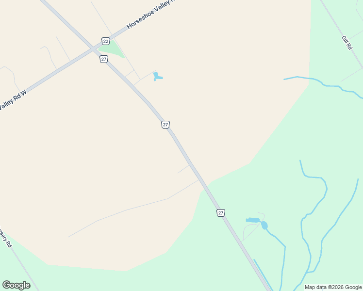 map of restaurants, bars, coffee shops, grocery stores, and more near 12669 Simcoe County Road 27 in Springwater