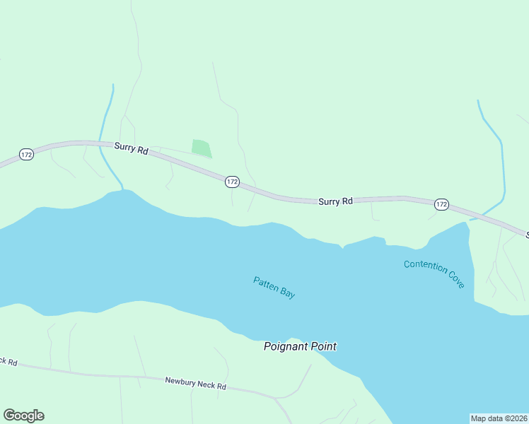 map of restaurants, bars, coffee shops, grocery stores, and more near 18 Tall Pine Circle in Surry