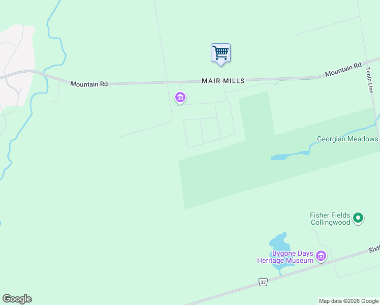 map of restaurants, bars, coffee shops, grocery stores, and more near 59 Kells Crescent in Collingwood