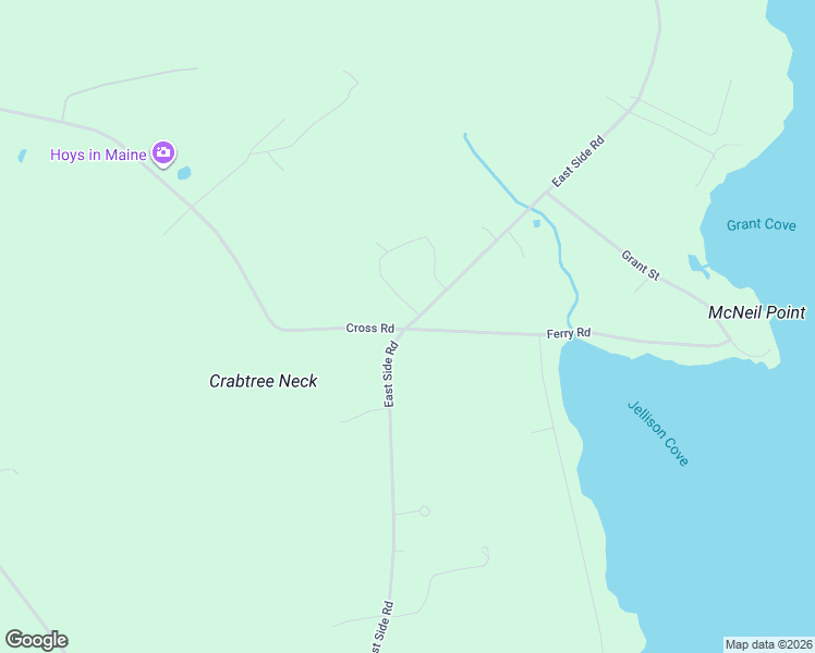 map of restaurants, bars, coffee shops, grocery stores, and more near 553 East Side Road in Hancock