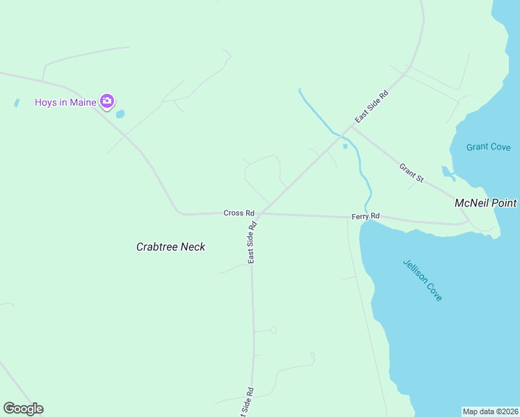 map of restaurants, bars, coffee shops, grocery stores, and more near 553 East Side Road in Hancock