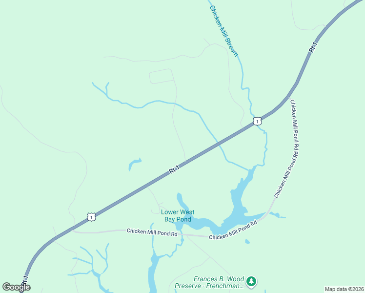 map of restaurants, bars, coffee shops, grocery stores, and more near 24 Walters Road in Gouldsboro